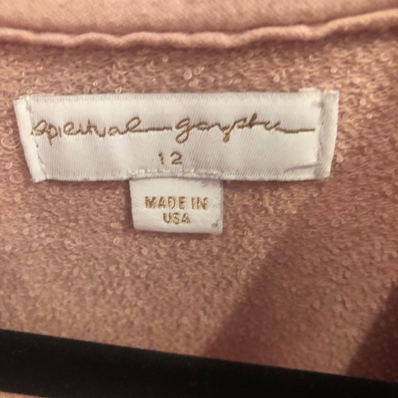 Spiritual gangster blush colored sweatshirt - Picture 3 of 3